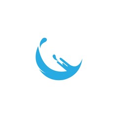 Water wave Logo design