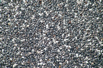 Chia grain seeds superfood background