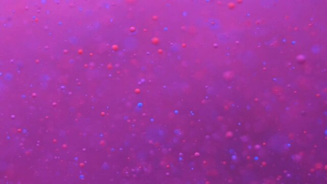 Colorful Bubbles Oil Beautiful Paint Purple Color Universe Moving. Space Galaxy Planets. Nebula Space Stars Planets. Milky Way. Pink Surface Universe Moving. Blue Holiday Background Christmas.