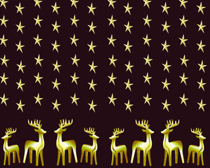 pattern with deer