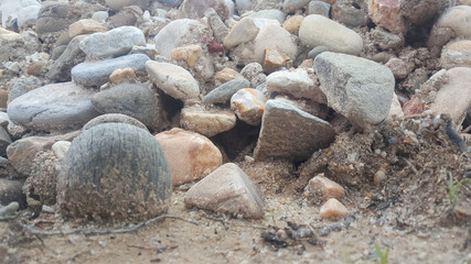 stone wall texture photo, stone background , stone floor texture, stone floor in the garden, stones in the park