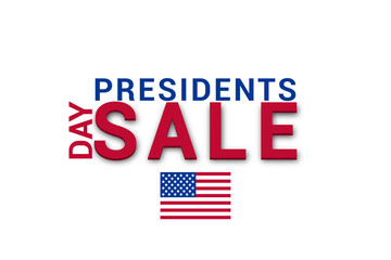 Presidents Day Sale. Poster or banner President day. Presidents day sale banner or poster. Vector illustration