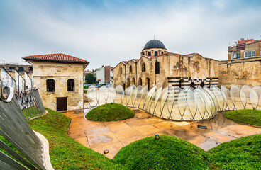 Omer Ersoy Culture Center or Aziz Pedros Church in Gaziantep City of Turkey