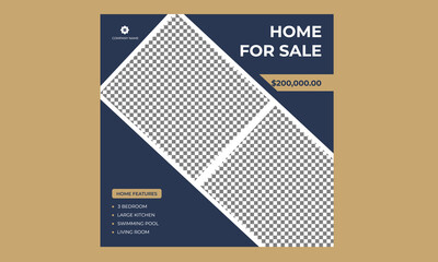 real estate  and development  social media post for black Friday.