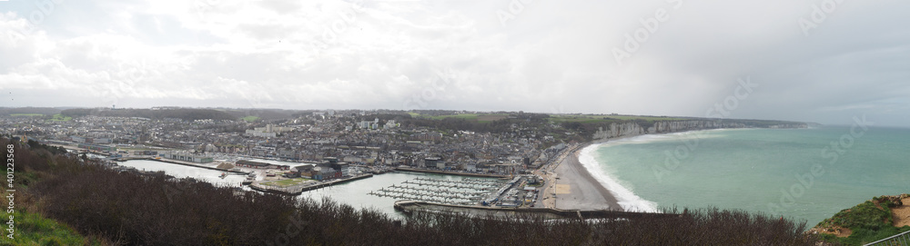 Poster panorama fécamp