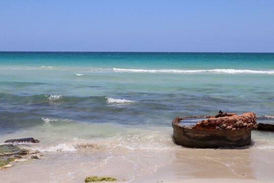 Ruins in the sea