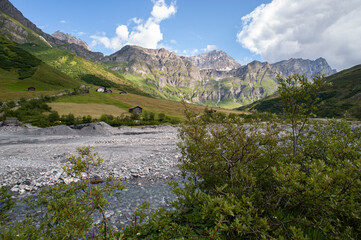 Fototapeta na wymiar Flusspanorama Vals
