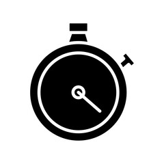 timer chronometer counter silhouette style