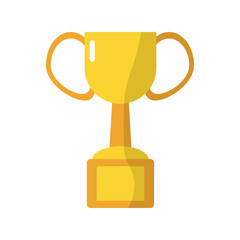 trophy cup award isolated icon