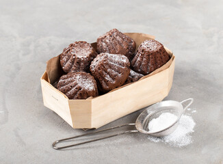 chocolate candies on a plate
