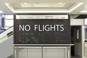 No Flights Board