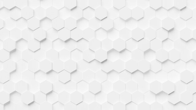 Abstract hexagonal background. 3d rendering © Stefan Wolny
