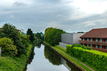 Fototapeta na wymiar Canal in Wakefield