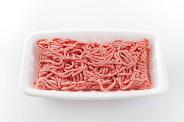 挽き肉　合挽
