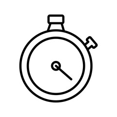 timer chronometer counter line style