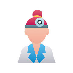 doctor female avatar character icon