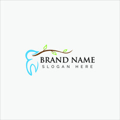 Fototapeta premium Dental care logo. medical logo concept. dentist vector 