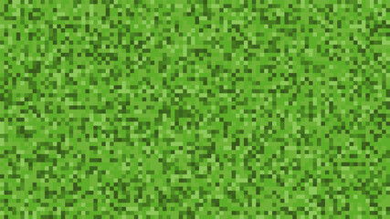 Pixel background. The concept of games background. Squares pattern background. Minecraft concept. Vector illustration. Light Green vector abstract textured polygonal background