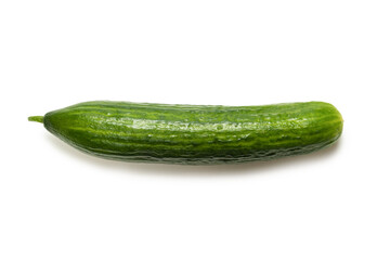 Cucumber isolated on white background.