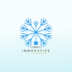 Fototapeta premium Art and design vector logo design idea.