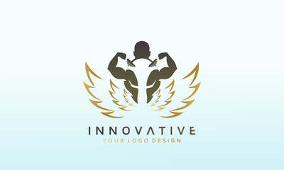 Gym fitness logo design, Gym Logos Design, Workout Logo Ideas For App, Gym Logo Ideas and Fitness Logo Designs