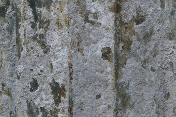 Cement textured metal surface. Scratches, traces of rust. Color - Aluminum, Hue Gray.