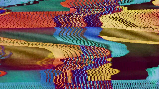 television static noise and distortion