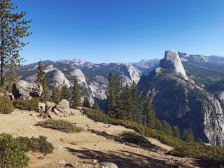 View of Half Dome from Glacier Point, Yosemite