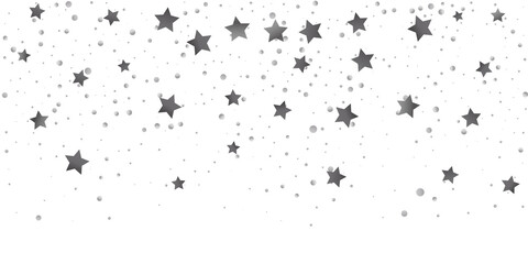 Silver glitter confetti.