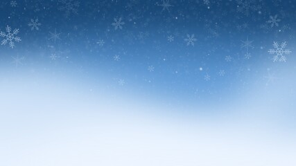 Abstract Backgrounds snowflakes on blue backgrounds in Christmas Holiday , illustration wallpaper