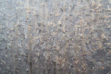 Frosty winter pattern on the window.