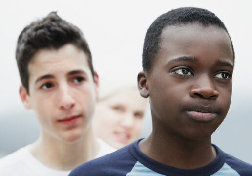 Concerned young boys