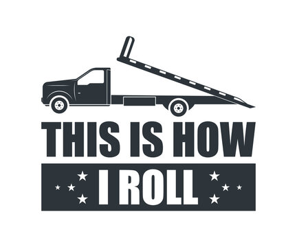 Free Free 206 Rollback Tow Truck Svg SVG PNG EPS DXF File