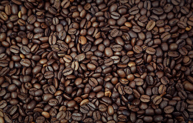 Roasted coffee beans