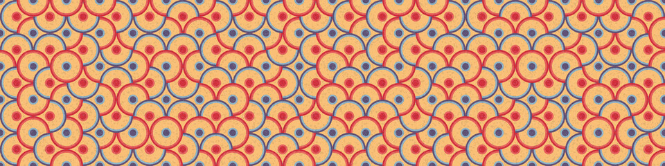 Fototapeta premium Abstract Geometric Pattern generative computational art illustration