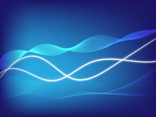 Color light blue and white abstract waves design