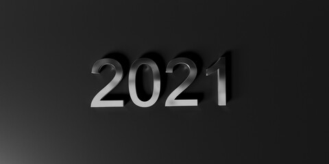 Luxury 2021 Happy New Year elegant design