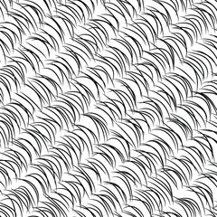Diagonal black random curvy stripes. Abstract art. Digital image with wavy lines. Vector illustration. Ideal for prints, abstract background, posters, textile pattern, tattoo and web design