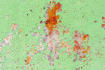 Metal texture with scratches and cracks which can be used as a background