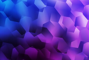 Light Pink, Blue vector layout with hexagonal shapes.