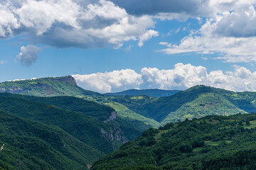 Fototapeta premium landscape with clouds