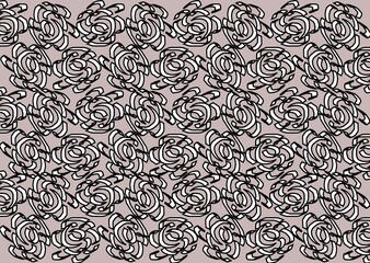 Texture of twisted abstract stripes on a gray background for paper and fabric