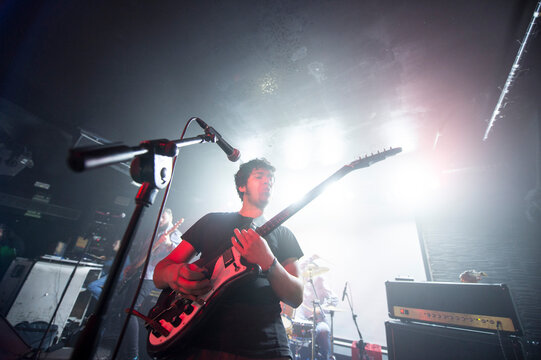 Rock and roll live group at the nightclub