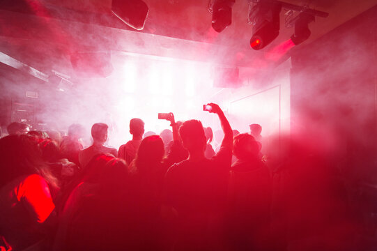 Rock and roll live group at the nightclub