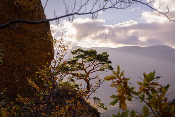 Mountain range Demerdzhi, the Republic of Crimea