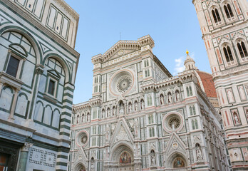 View of Florence's duomo and baptistry