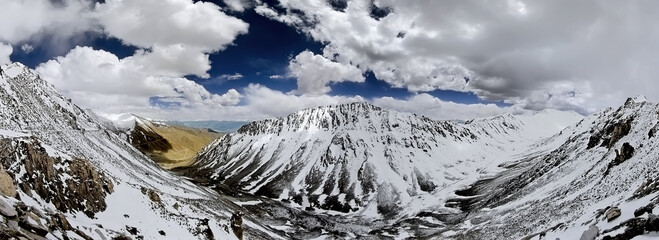 Snowy Mountains, Himalayas, Ladakh, India