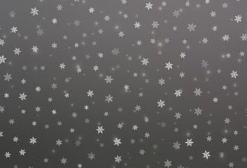 Light Gray vector layout in New Year style.