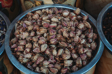 Rose flowers for sale on the bazaar