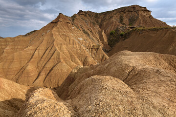 Badlands at Bardenas Reales, Navarre, Spain	